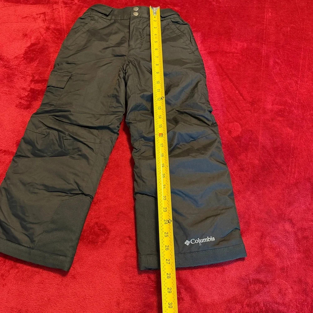 Columbia‎ Kids Omni-Heat Snow Pants Black OutGrown Insulated Winter XS 6/6X